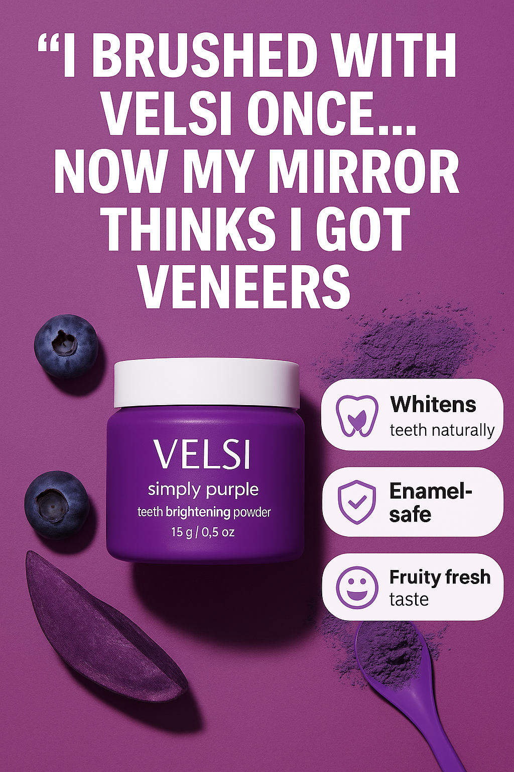 VELSI Teeth Whitening Powder
